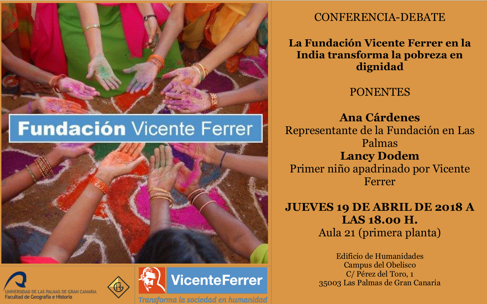 En este momento estás viendo Conferencia: La fundación Vicente Ferrer transforma la pobreza en dignidad