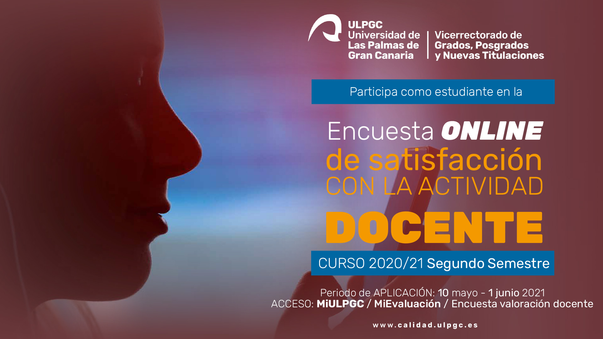 En este momento estás viendo Encuesta online de satisfacción con la actividad docente