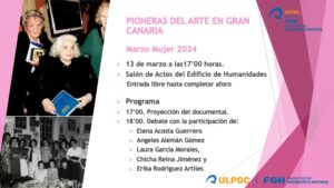 Lee más sobre el artículo Pioneras del Arte en Canarias
